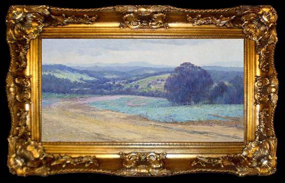 framed  Clara Southern The Road to Warrandyte, ta009-2